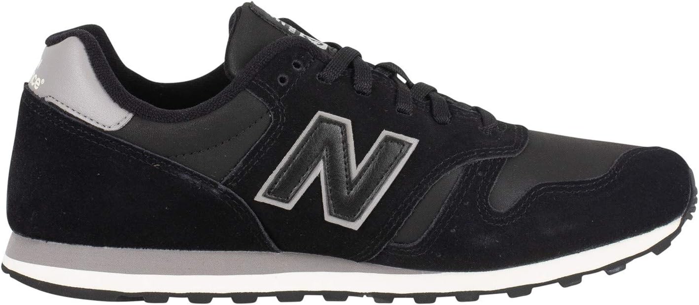 New Balance 373 True Black Suede Trainers