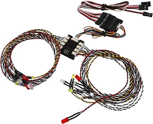 Miniatura 4 de ShareGoo - Sistema de luces LED para automóvil a control remoto, intermitente, freno, faro trasero, luz trasera, luces antiniebla, grupo compatible