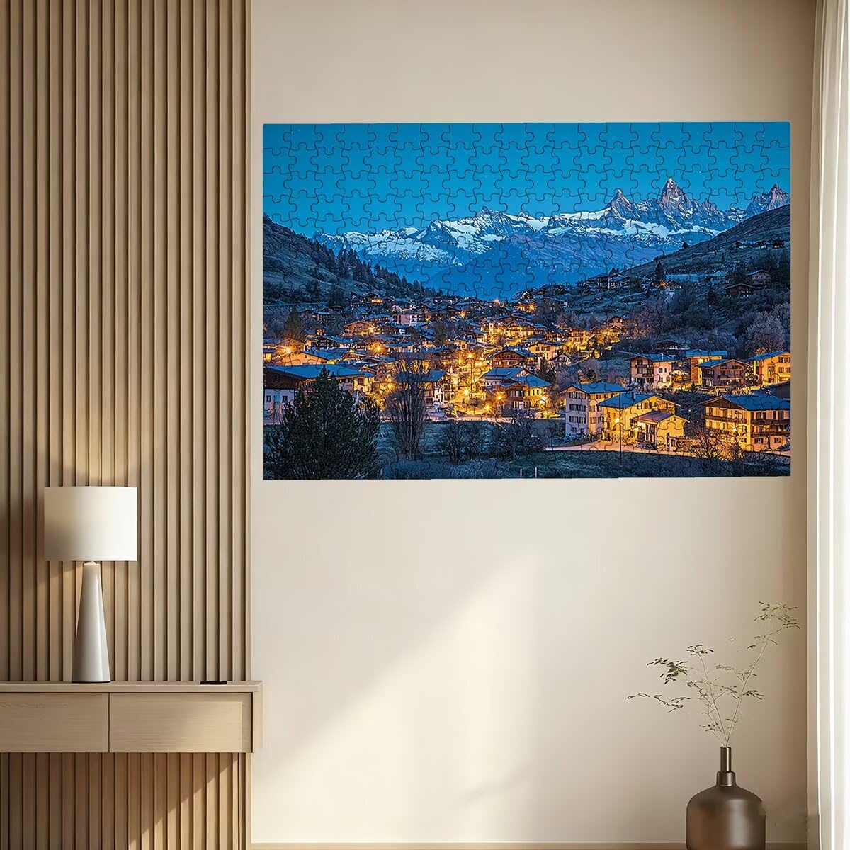 Puzzle 5000 sztuk dla dorosłych krajobrazy, puzzle natura, puzzle 5000 sztuk dla dorosłych, drewniane puzzle z pudełkiem na prezent rozmiar 156 x 105 cm, wyzwanie puzzle dla całej rodziny, prezent
