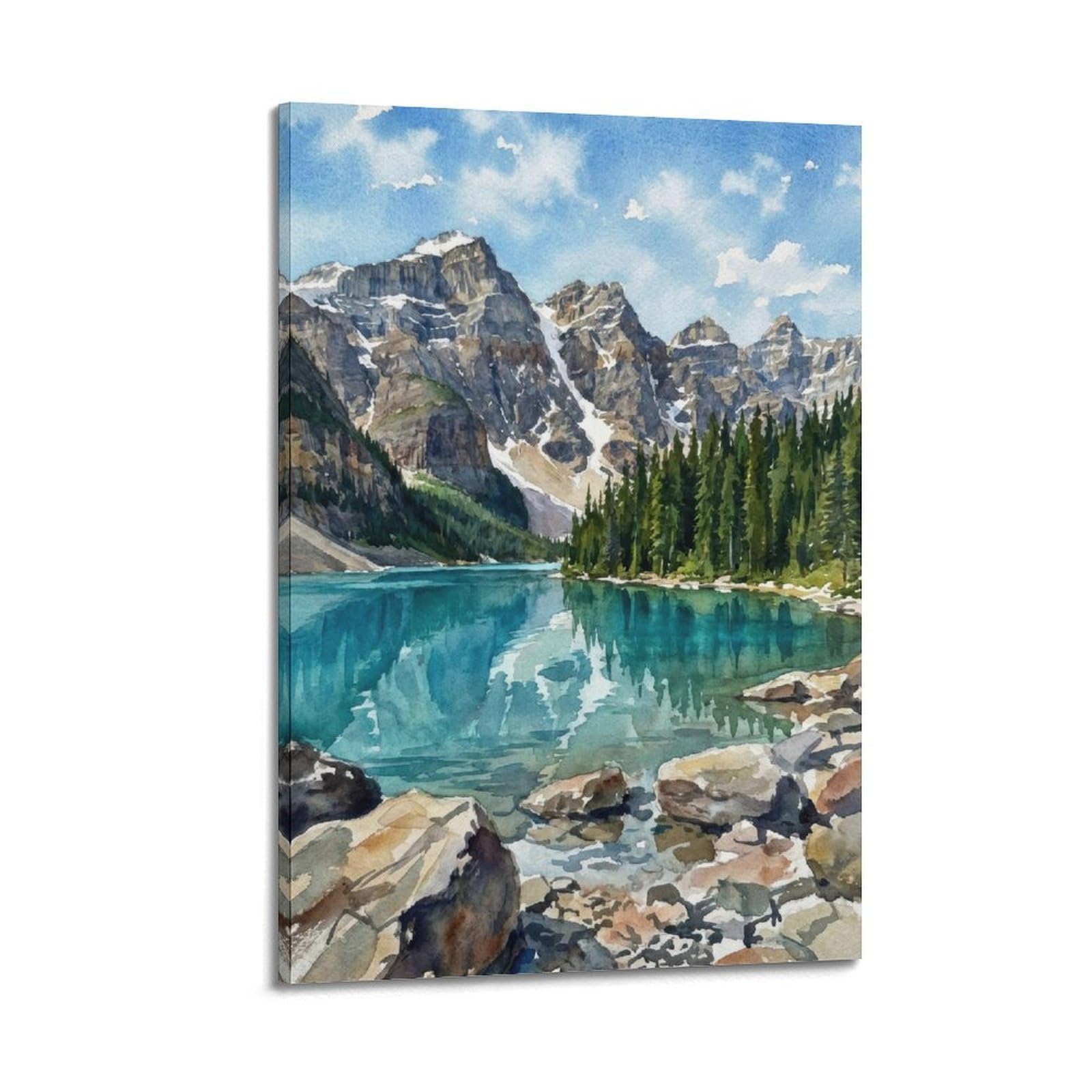 xiaoxiaoshen Banff National Park Canada Mountain Landscape Gift for Scenic0 Canvas Poster Wall Art Prints Room Aesthetic Murals Bedroom And Living Decorations 20x30inch(50x75cm)