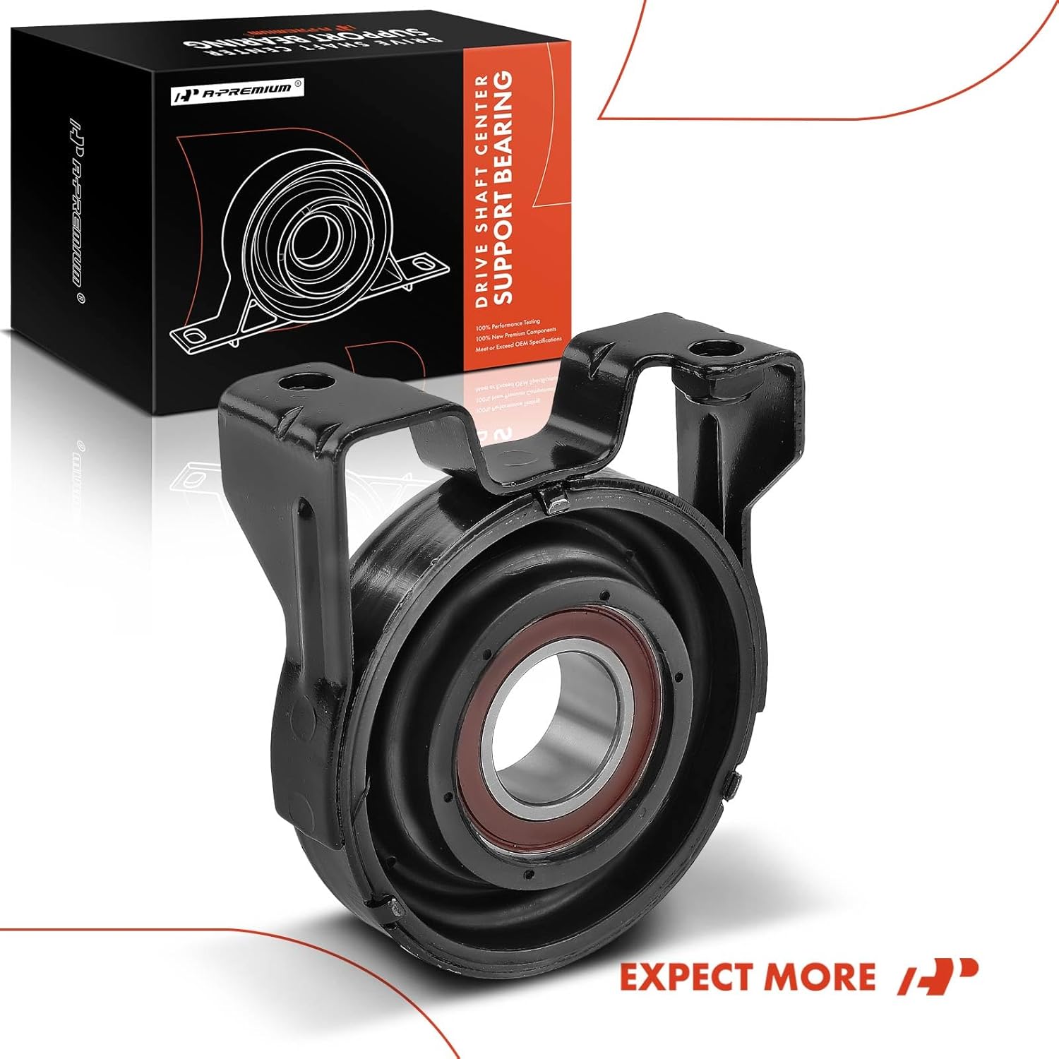 A-Premium Rear Drive Shaft Center Support Bearing Compatible with Porsche Cayenne 2003-2006/2008-2010 & Volkswagen Touareg 2004-2010, 3.0L 3.2L 3.6L 4.2L, Replace# 95542102010, Carrier Bearing