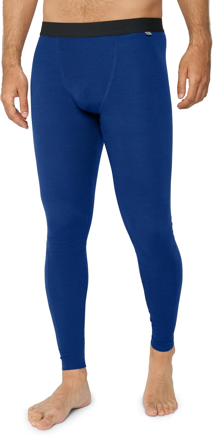 DANISH ENDURANCE Merino Wool Base Layer Pants for Men, Thermal Long Johns