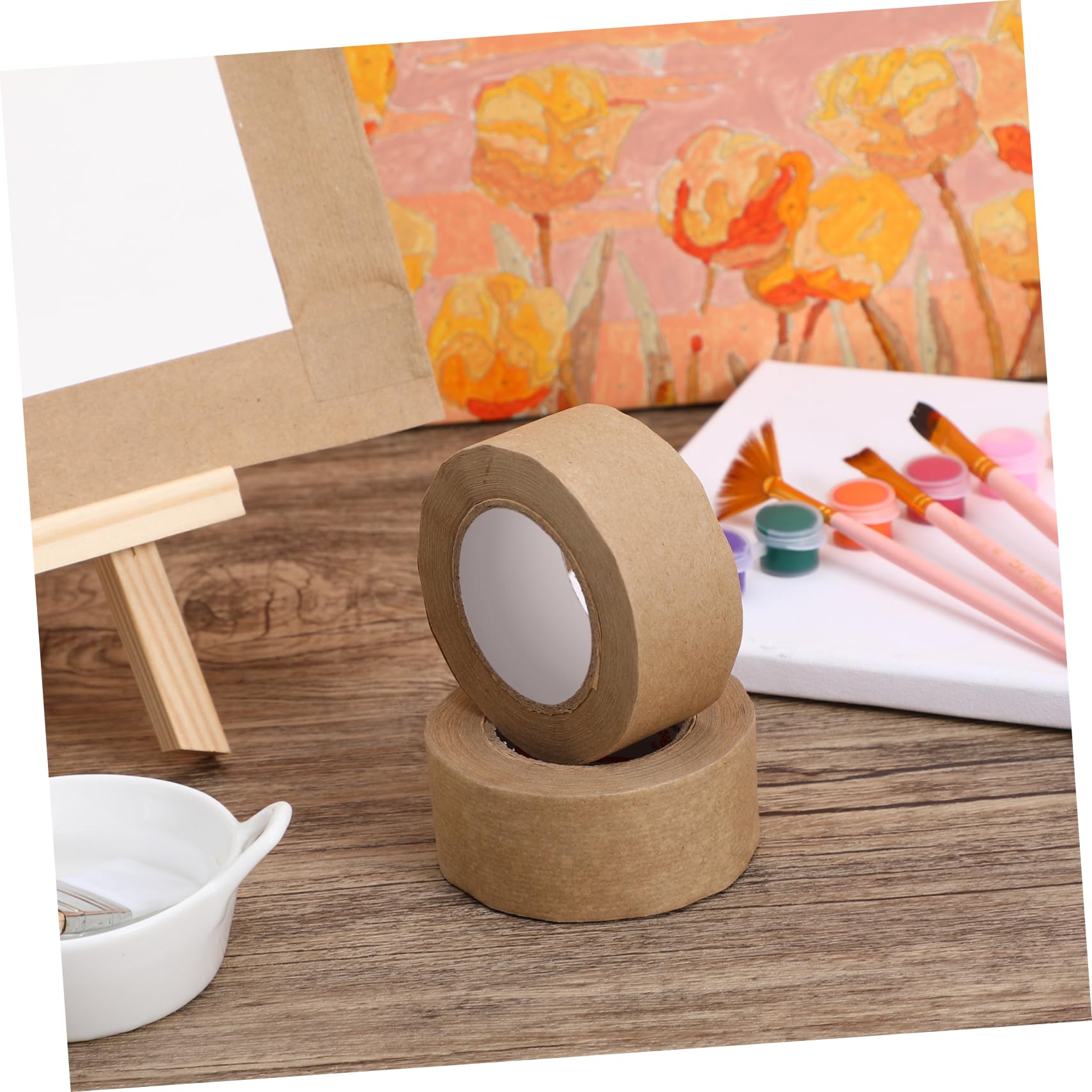 Uonlytech 4 Sätze Aquarellband Sich Bewegendes Band Doppelseitiges Klebeband Für Die Wand Teppich Aufhängung Bilder Bildaufhängungen Dichtungszubehör Rahmenklebeband Aus Papier 2 Rollen * 4