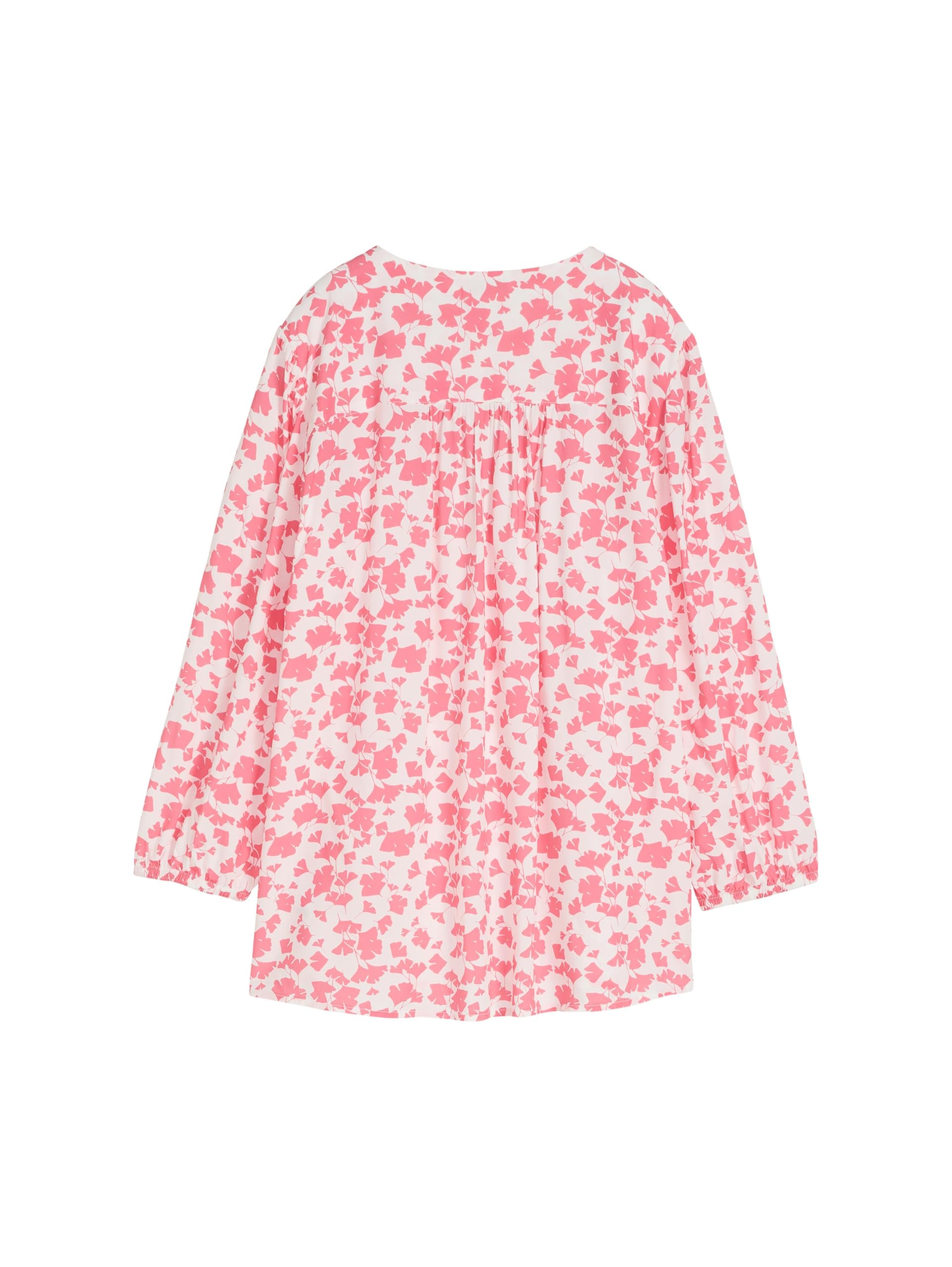 TOM TAILOR Damen Bluse mit V-Ausschnitt
