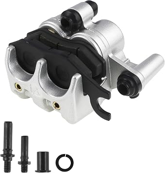 PRO BAT Rear Brake Caliper GY6 200cc 250cc M BK21 Chinese Go Kart ATV Scooter, Silver