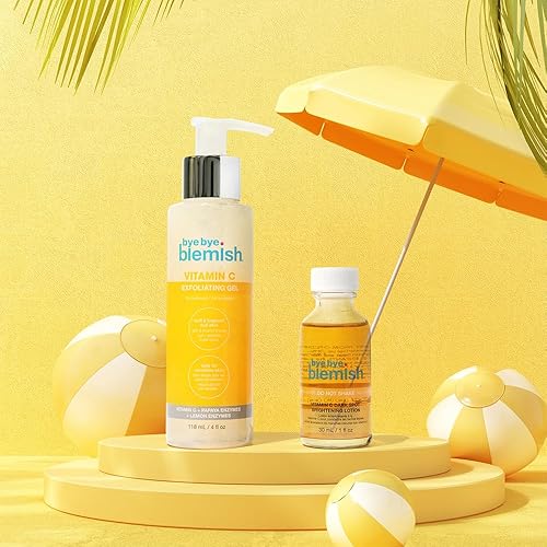 Miniatura 7 de Bye Bye Blemish Vit C Loción de manchas oscuras y gel exfoliante de vitamina C para aclarar la piel y eliminar imperfecciones