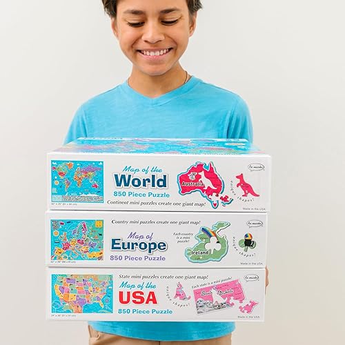 Miniatura 8 de Re-marks Map of Europe Deluxe - Rompecabezas con piezas extravagantes - Todas las edades
