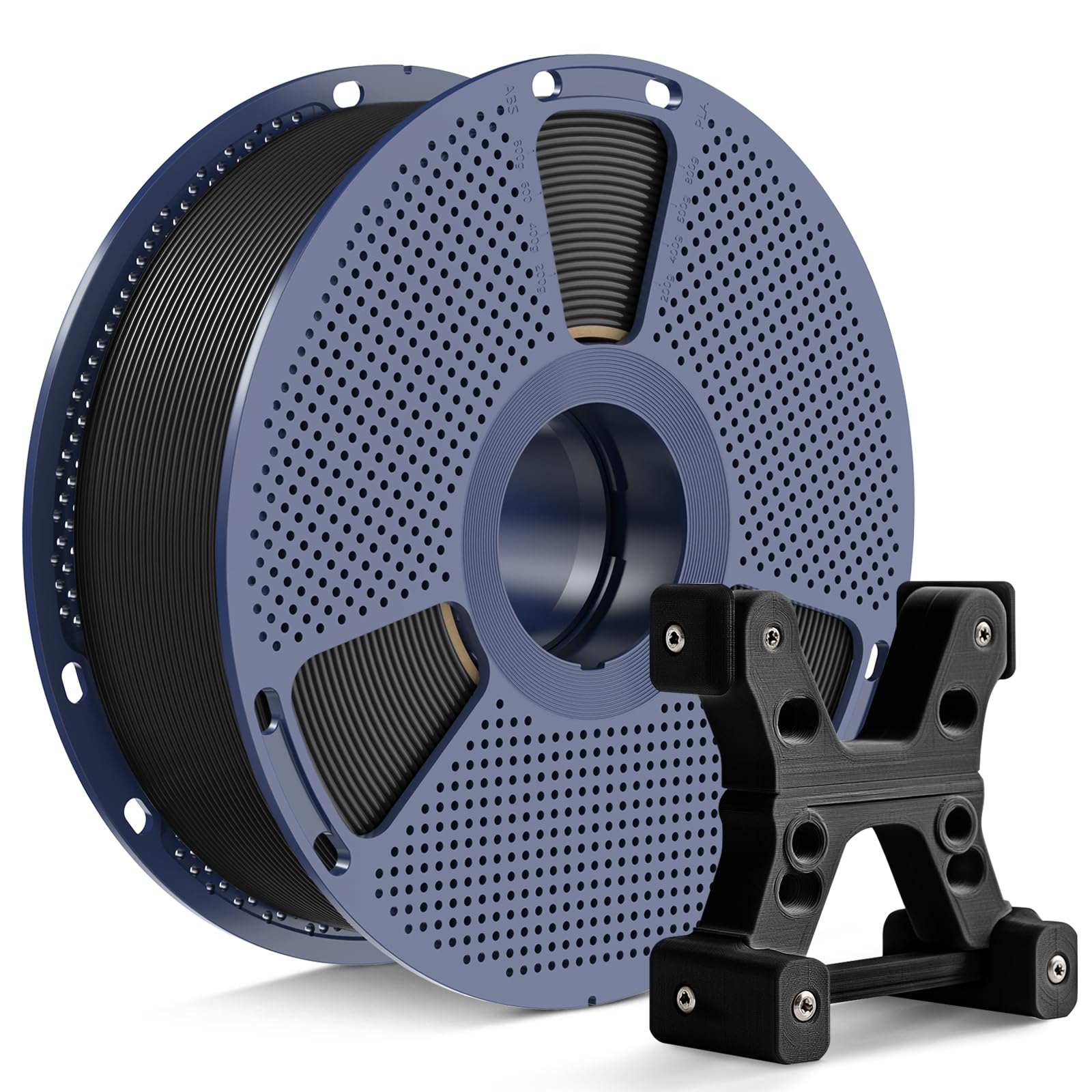 PETG Filament 1.75mm 2025 Upgrade Spool Compatible with Bambulab Refill Filament, 1kg(2.2lbs) SUNLU PETG 3D Printer Filament, 1.75mm Dimensional Accuracy +/- 0.02mm, Black