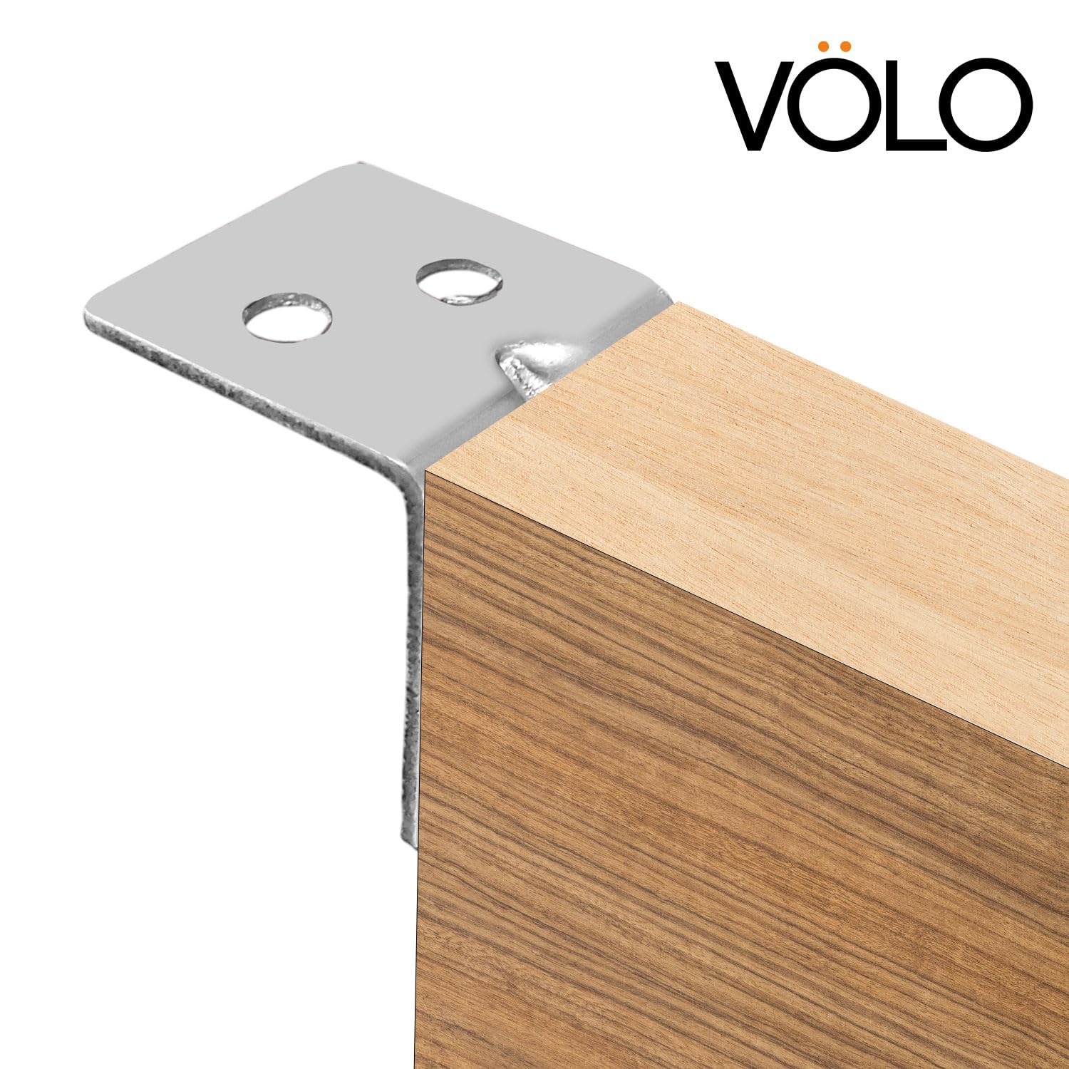 VOLO Stainless Steel Pack of 12 Pieces L Angle Bracket for Wooden Shelf & Furniture Support | Heavy Duty Corner Bracket for Wall, Cabinet & Table Reinforcement (25mm X 25mm) | Rust Resistant — Amazon image 7