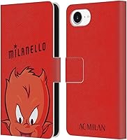 Vista 157 de Head Case Designs Funda de piel con licencia oficial de AC Milan Dream Big Children compatible con Apple iPhone 13 Mini