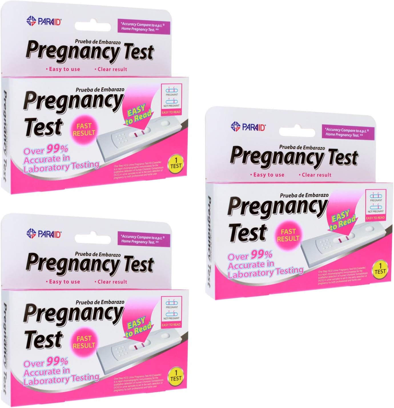 Home Pregnancy Test Kit Clear Fast Results 3 Pack