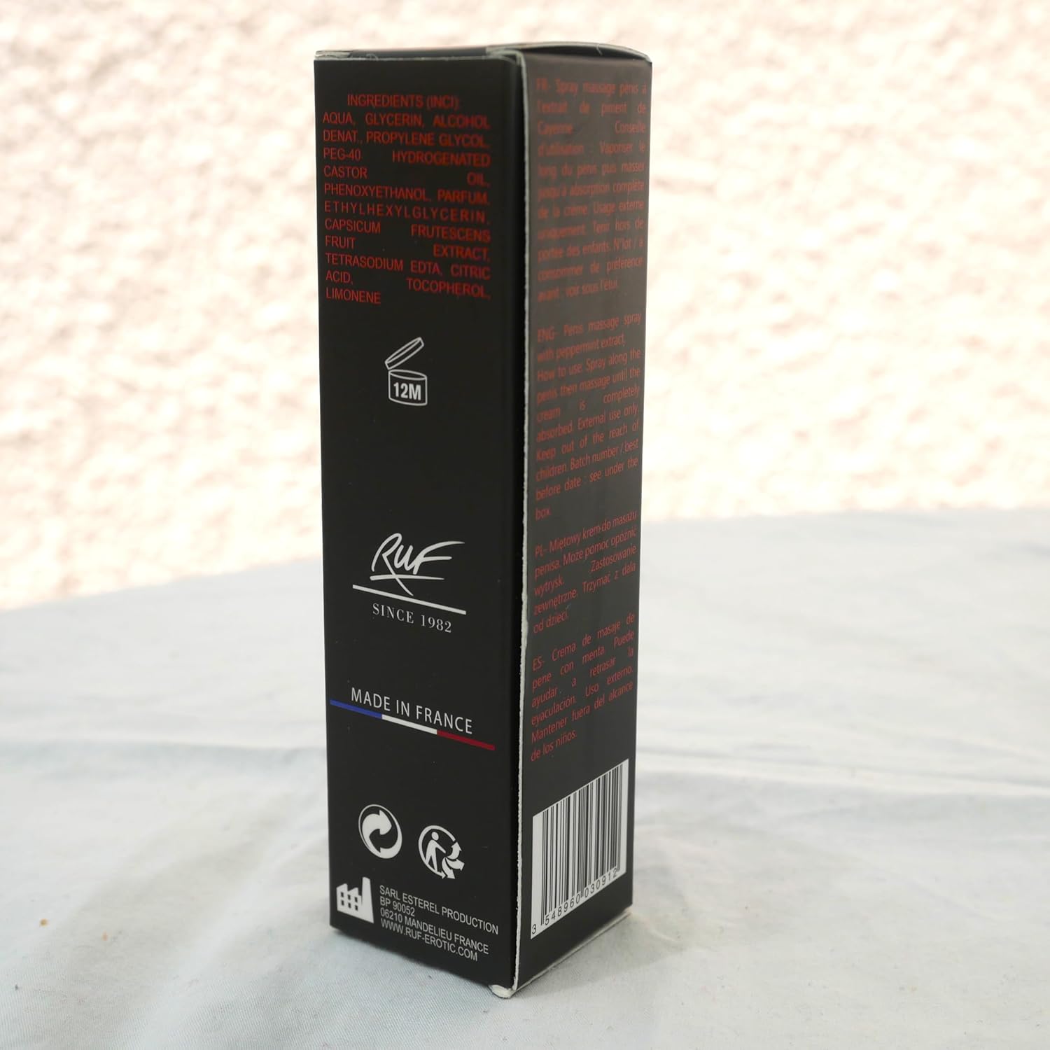 Maxi Erect 907 Erection Spray for Men Better Maximized Sensation Climax for Him 0.84fl oz / 25ml