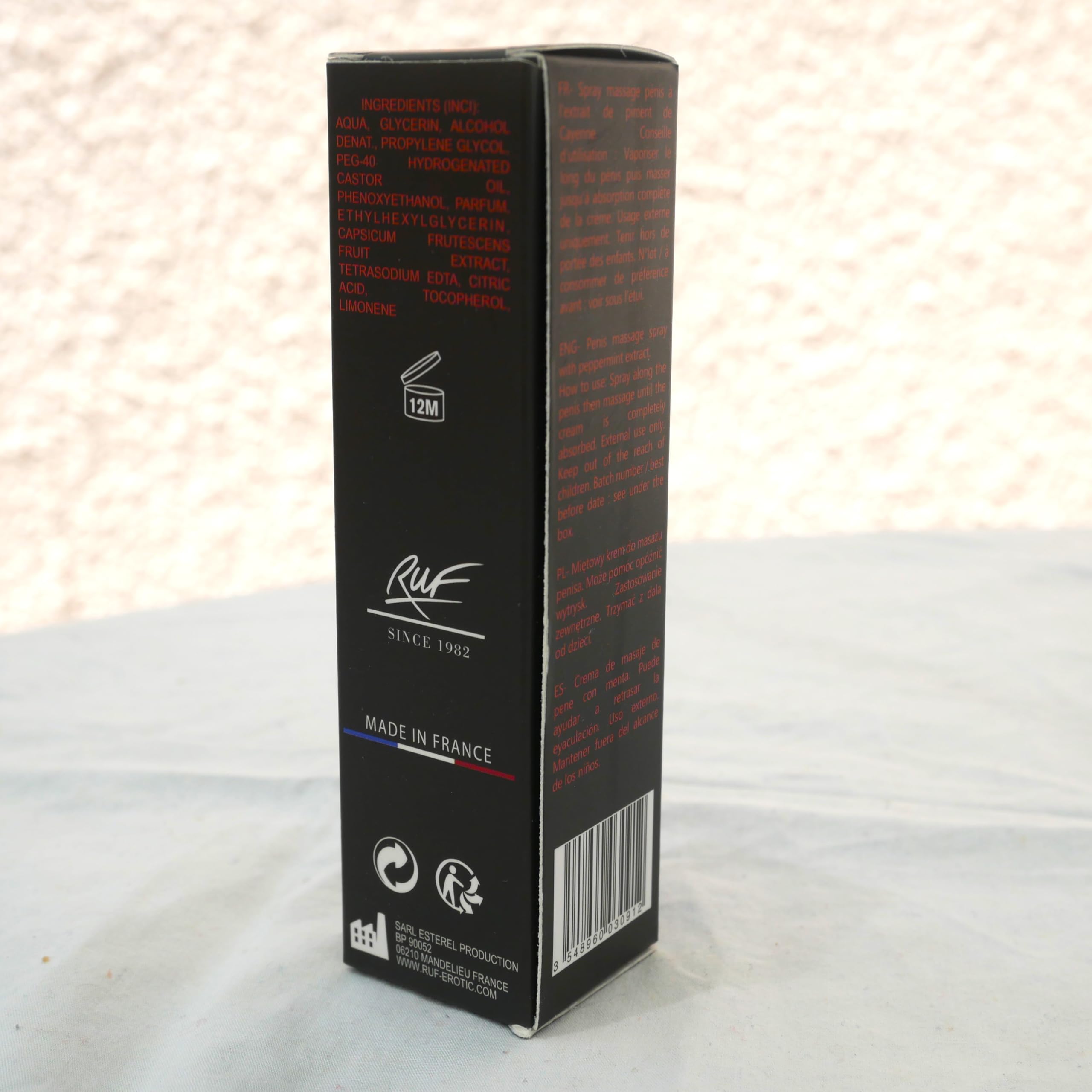 Spray Maxi Erect 907 - Soutien à L'Érection - Fabriqué En France - Neuf - Pour Hommes