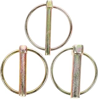 GANAZONO 30 Peças Pino O-Pin Em Forma De O Pino De Sortimento De Pino De Linchamento Para Tratores Agrícolas Pino De Travamento De Lynch Pino Em Forma De O Pino De Maquinaria Agrícola Anel