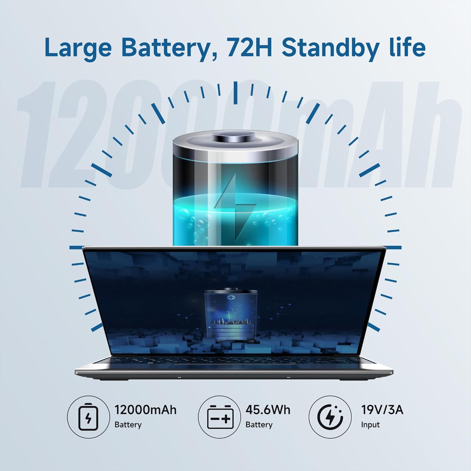 ALLDOCUBE Notebook Portatile 13,5 3K UltraHD Schermo, Windows 11, PC Intel N5100 Quad-Core 2,8GHz, Computer 12GB RAM 256GB SSD, Type A/Type C/HDMI/BT 5.0/WIFI, Laptop GTBook13 Pro