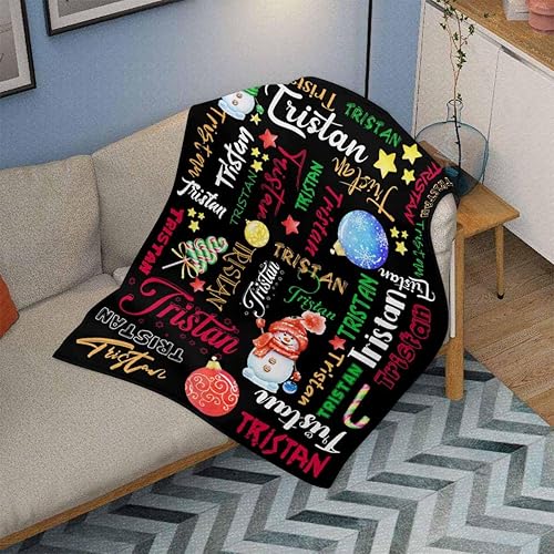 Miniatura 10 de Mantas personalizadas con nombre, color rosa y blanco, manta personalizada con nombre para niños y bebés, manta personalizada con monograma, regalos