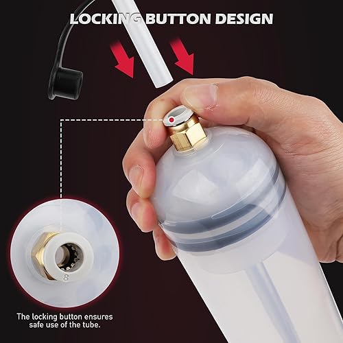 Miniatura 3 de SEDY Extractor de Fluido de 500CC, Jeringa de Aceite Multiusos, Bomba de Succión de Aceite, Bomba Manual de Extracción y Llenado, Jeringa de Aceite