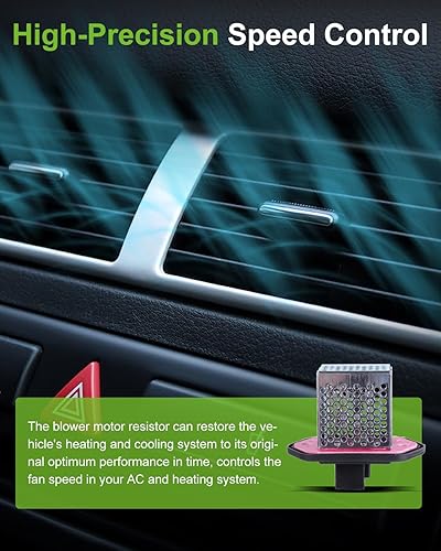 Miniatura 1019 de SCITOO Resistencia de motor de ventilador HVAC para 2008-2013 para Chrysler 300/2008-2016 para Town & Country/2008-2010 para Dodge Charger/2008-2018