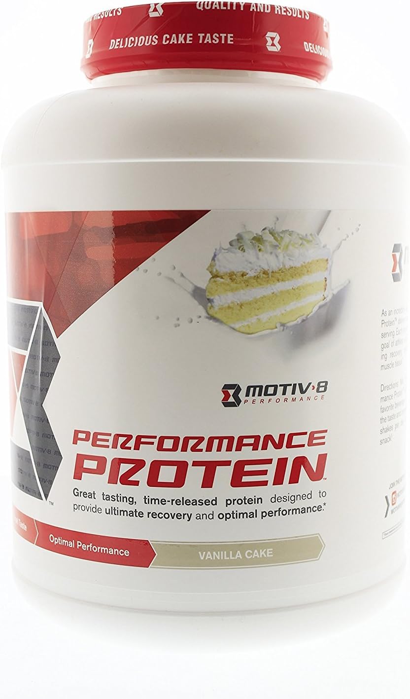 Motiv8 Performance Protein - Vanilla Cake 4.78 lbs