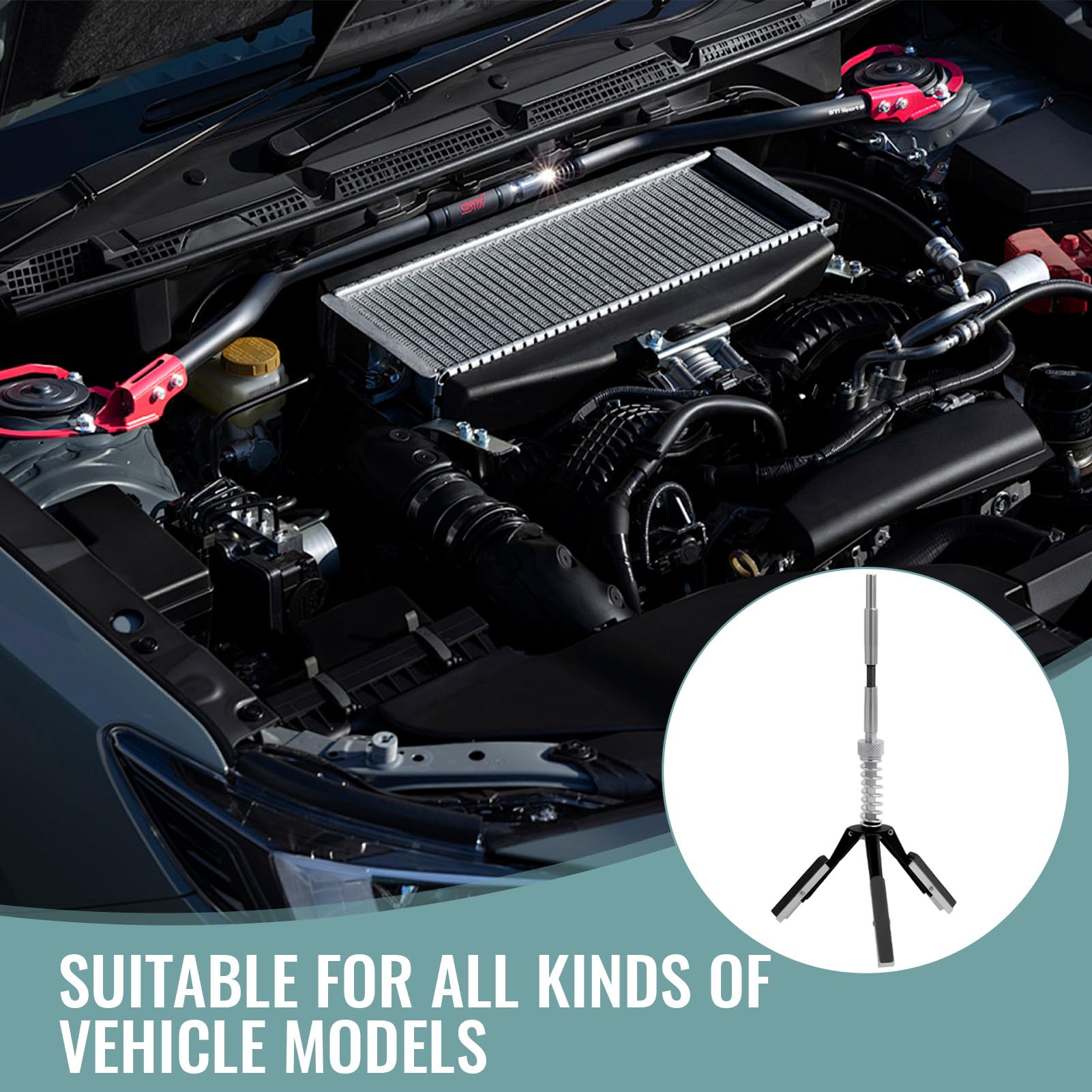 150.1190 Levigatrice per Cilindri Professionale KS Tools, Diametro Regolabile da 32 a 89 mm,per Cilindri di Motori, Gusci Portacuscinetti e Tubi, con Albero Flessibile