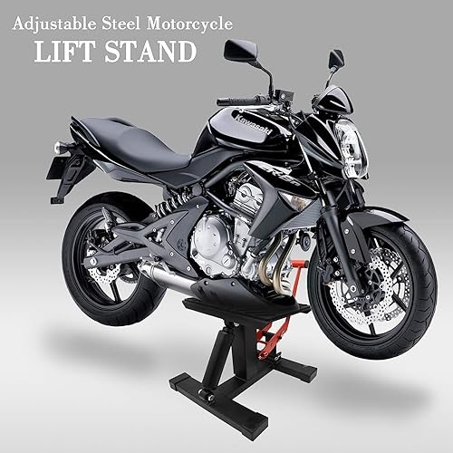 Miniatura 9 de Soporte de Motocicleta para Bicicleta de Suciedad, Gato de Elevación, Polipasto, Soporte de Altura Ajustable