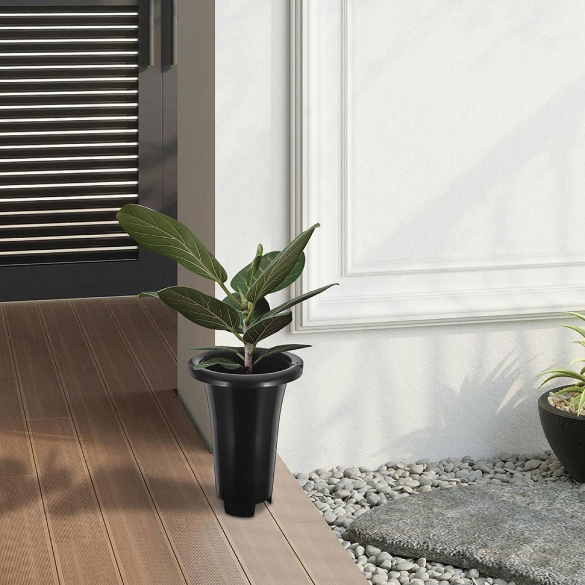 10 Pcs Pot en Plastique PP Épaissi avec Trous D'aération pour Plantes Succulentes et Orchidées à Utiliser en Intérieur et Jardin