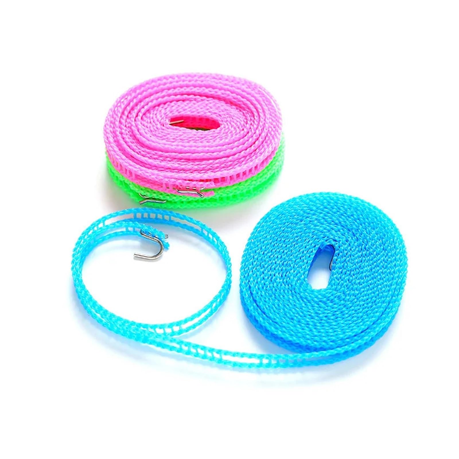 Portable Windproof Clothesline Clothesline Drying Quilt Rope Clothesline Outdoor Travel(Random color,3M)