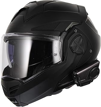 LS2 Helmets Advant X Modular Helmet with Preinstalled Sena 60S Mesh Bluetooth Headset