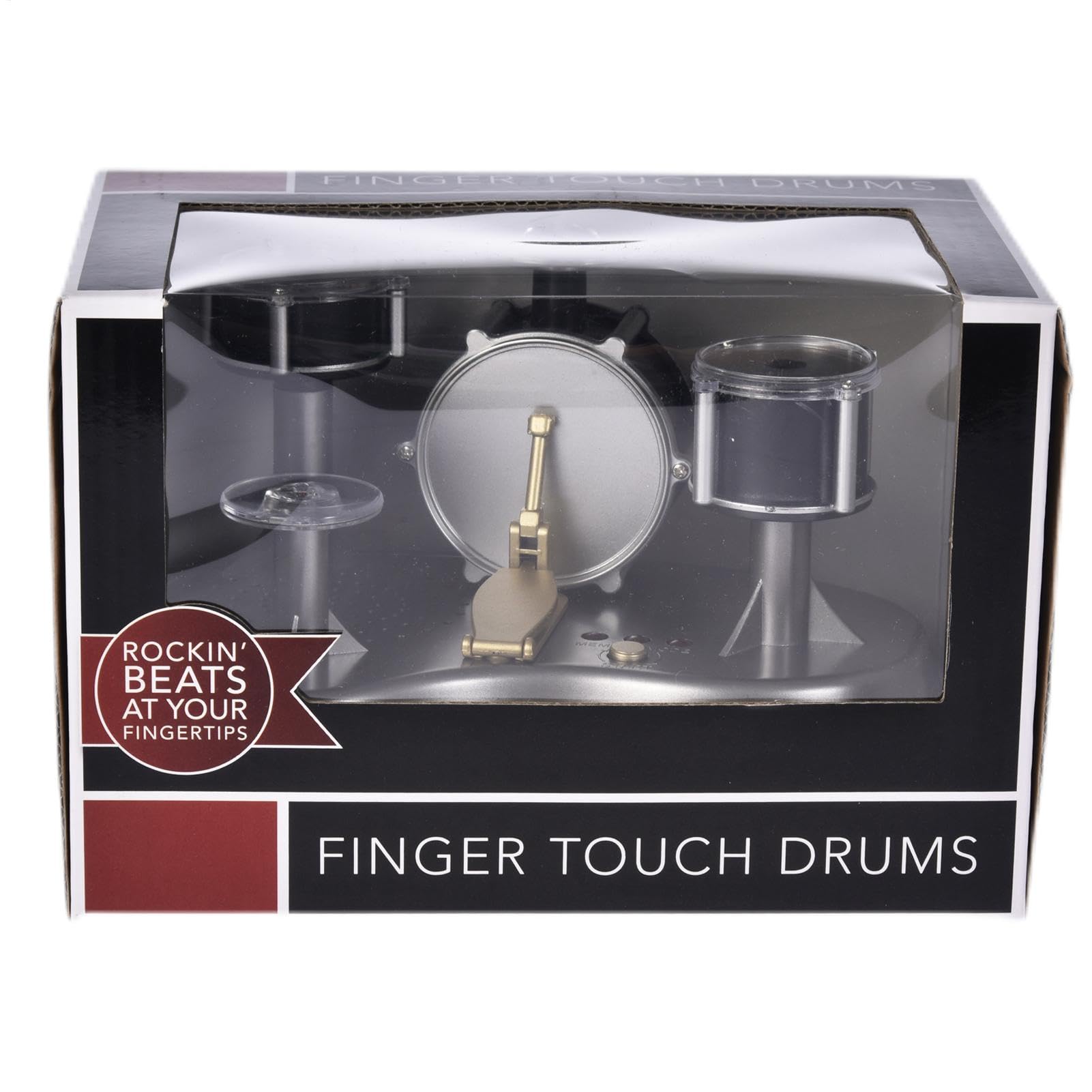 Finger Touch Drum - Miniatur -Trommelseck -Set Ist Unglaublich. Nur Indem Sie Es Treffen, Können Sie Die Geräusche Einer Vielzahl Von Instrumenten Wie Höhenfummeln, Snare -Schlagzeug, Bassdrums Und Be