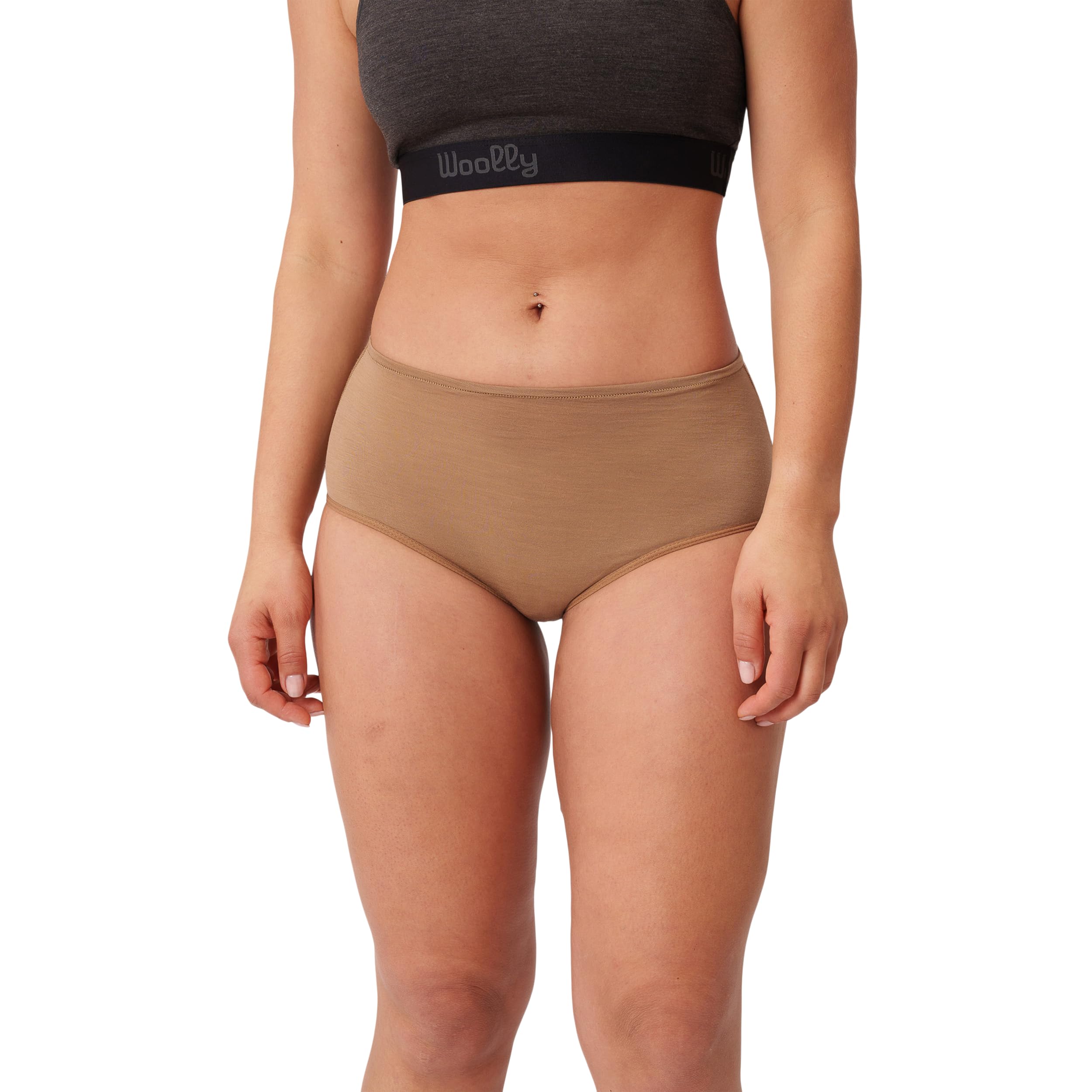Women's Merino Wool Bikini By Woolly | RWS Certified | Soft, Breathable, Seattle Designed, Tannin, L