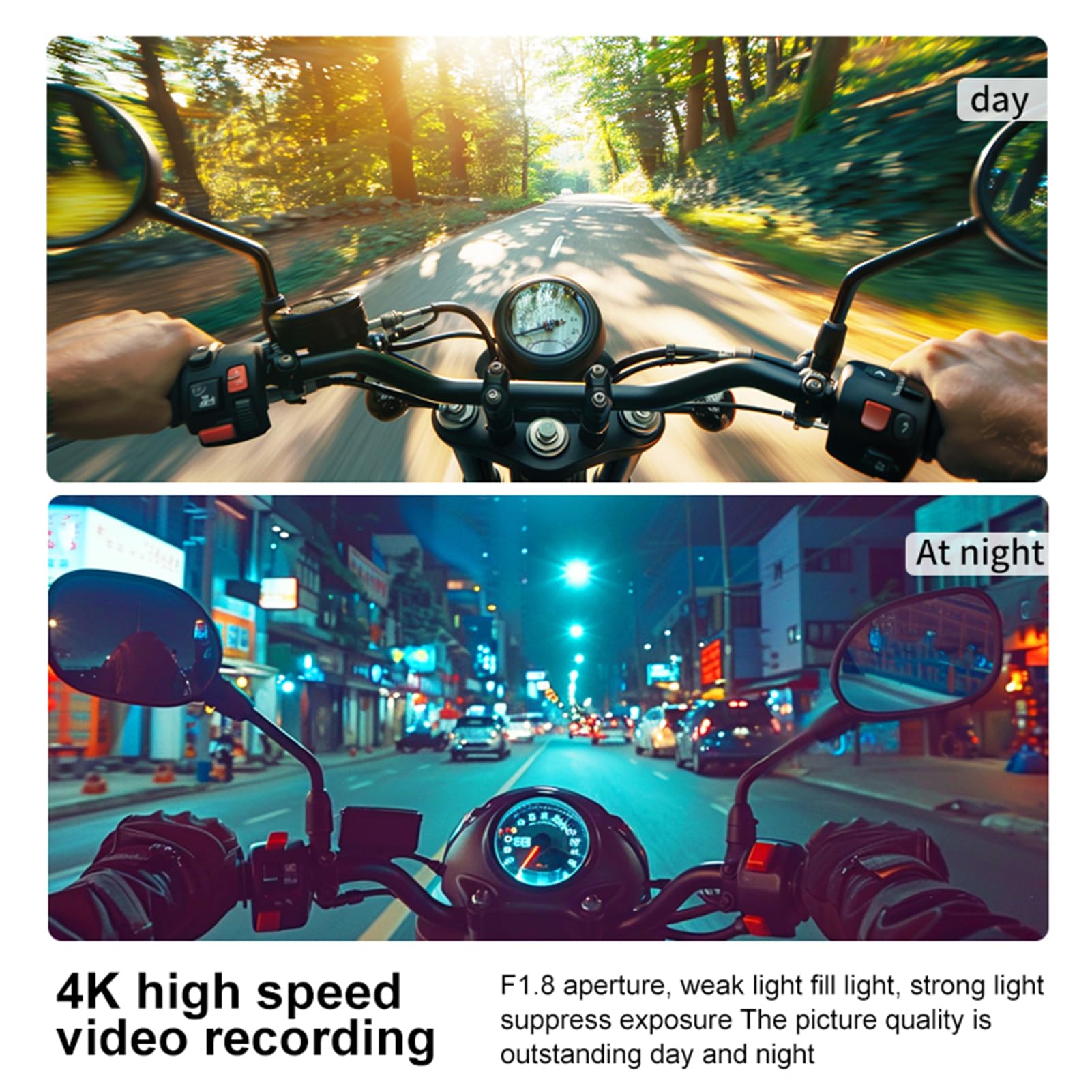 Annadue Caméra de Pouce 4K, Caméra de Casque de Poche 30fps 20MP avec Double écran Tactile de 1,3 Pouces, Stabilisation 6 Axes, Panoramique à 360 Degrés, Caméra de Vlogging pour