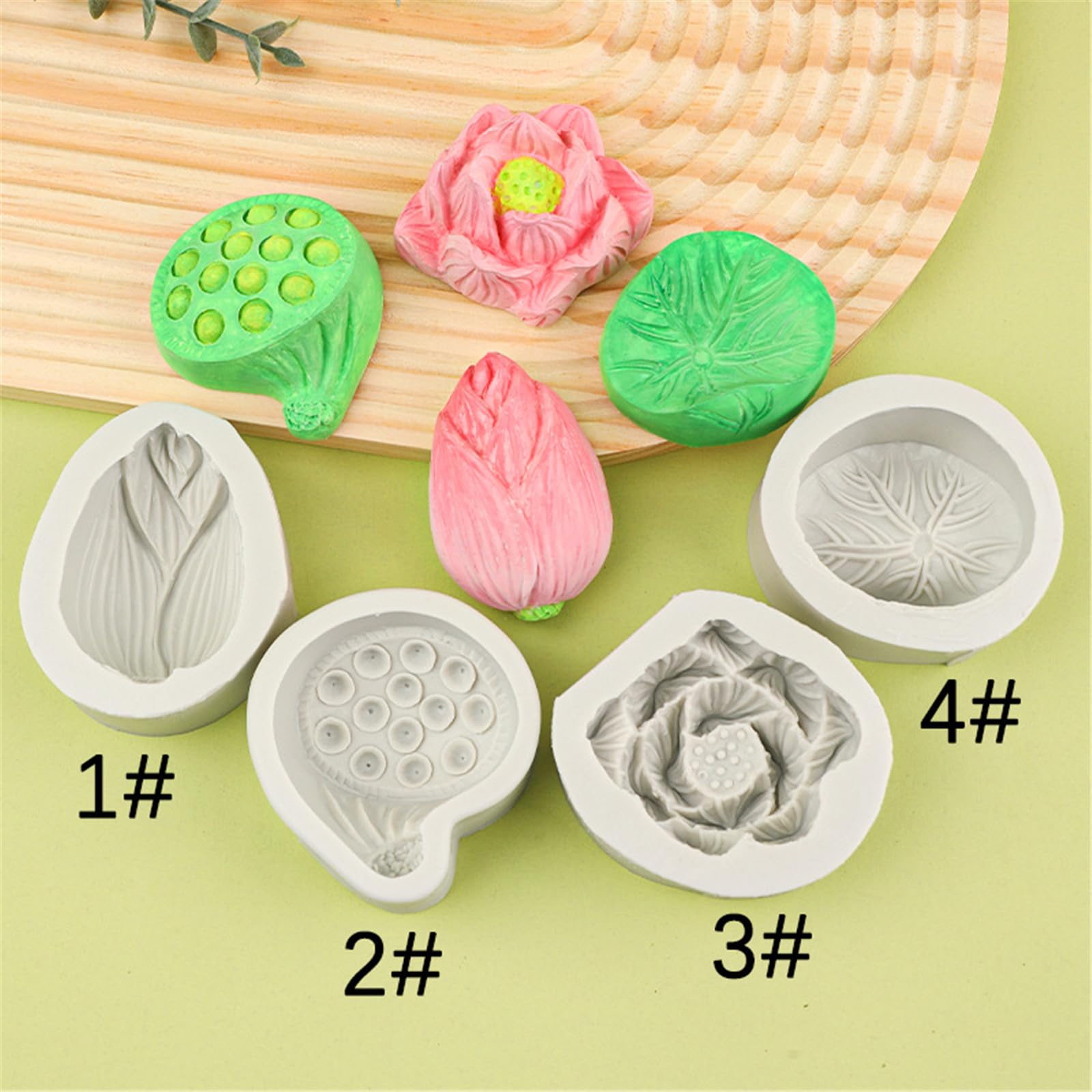 Intricato Lotuses Stampo In Silicone Per La Cottura Della Torta Sapone Artigianato Strumento Da Cucina Portatile Rilasci Facile Design Flessibile Della Torta D