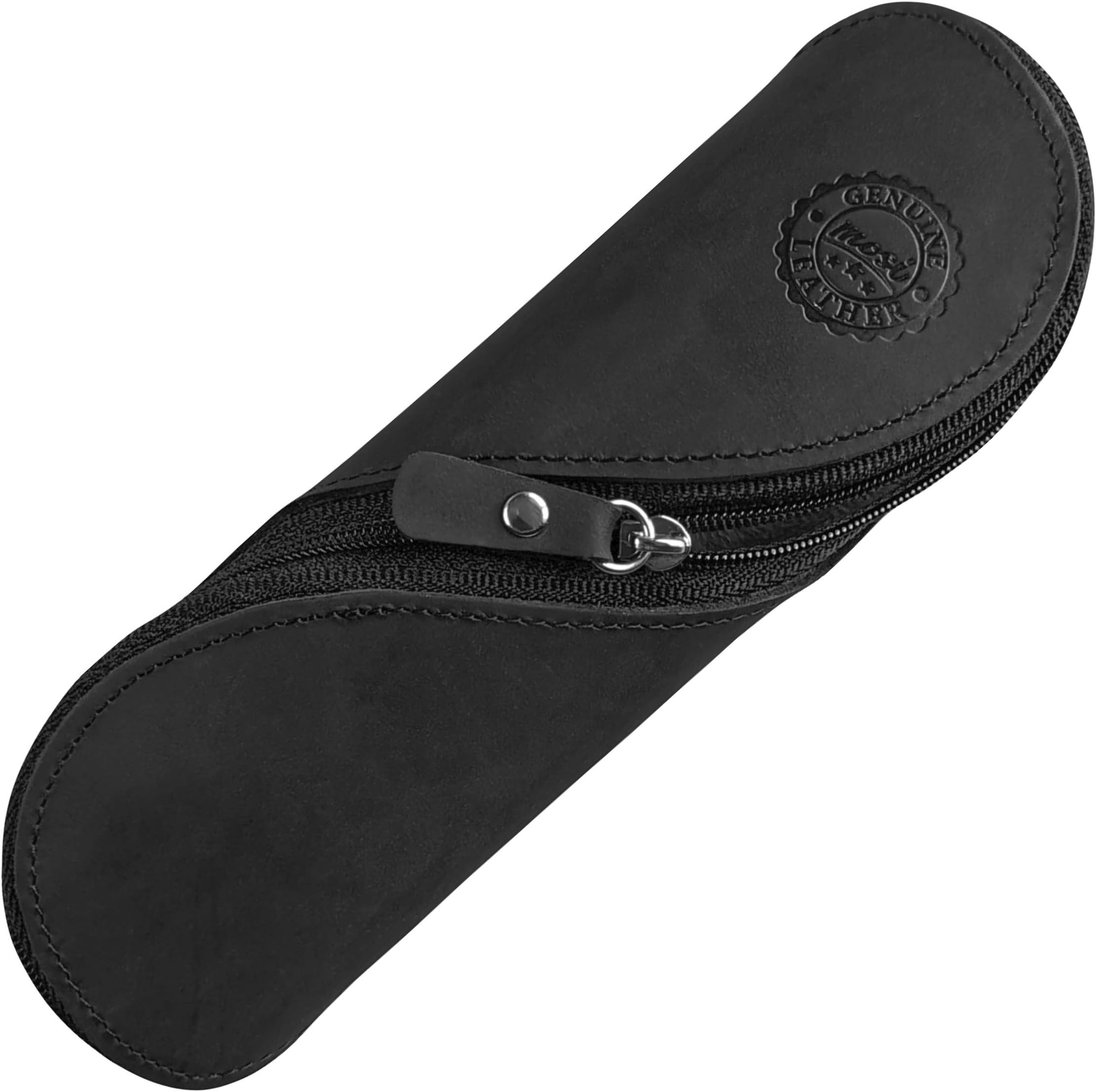 Genuine Leather Reading Glasses and Pencil Case - Authentic and Unusual Handmade Vintage Gift Pouch