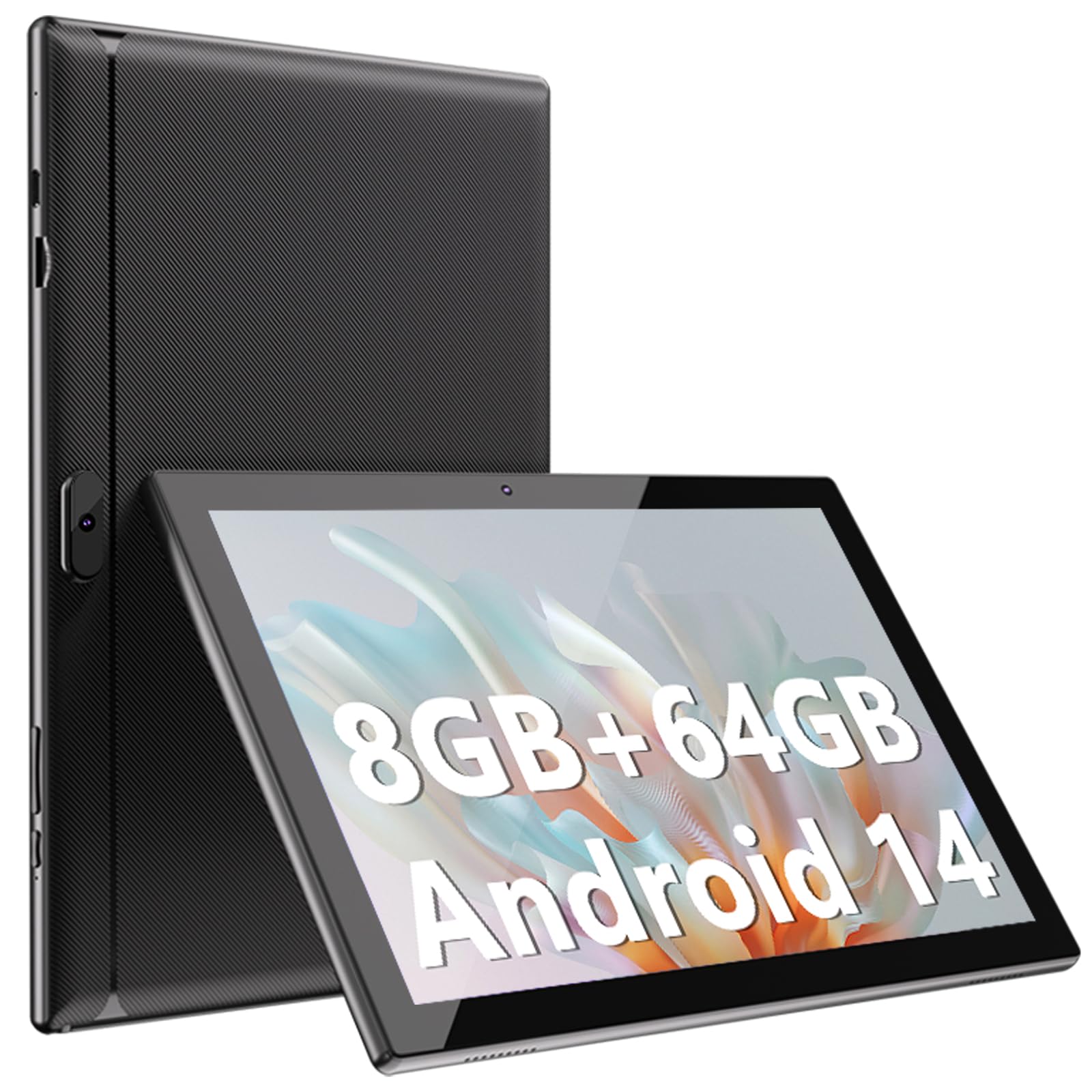 ATOZEE10 Inch Tablet, Android 14 Tablets 8GB RAM 64GB ROM 1024GB Expand Tableta 2MP+ 8MP Camera Bluetooth WiFi-6 Tablet Computer 10.1 in Tablet IPS 10" HD Display 6000mAh Long Battery Life Tabletas