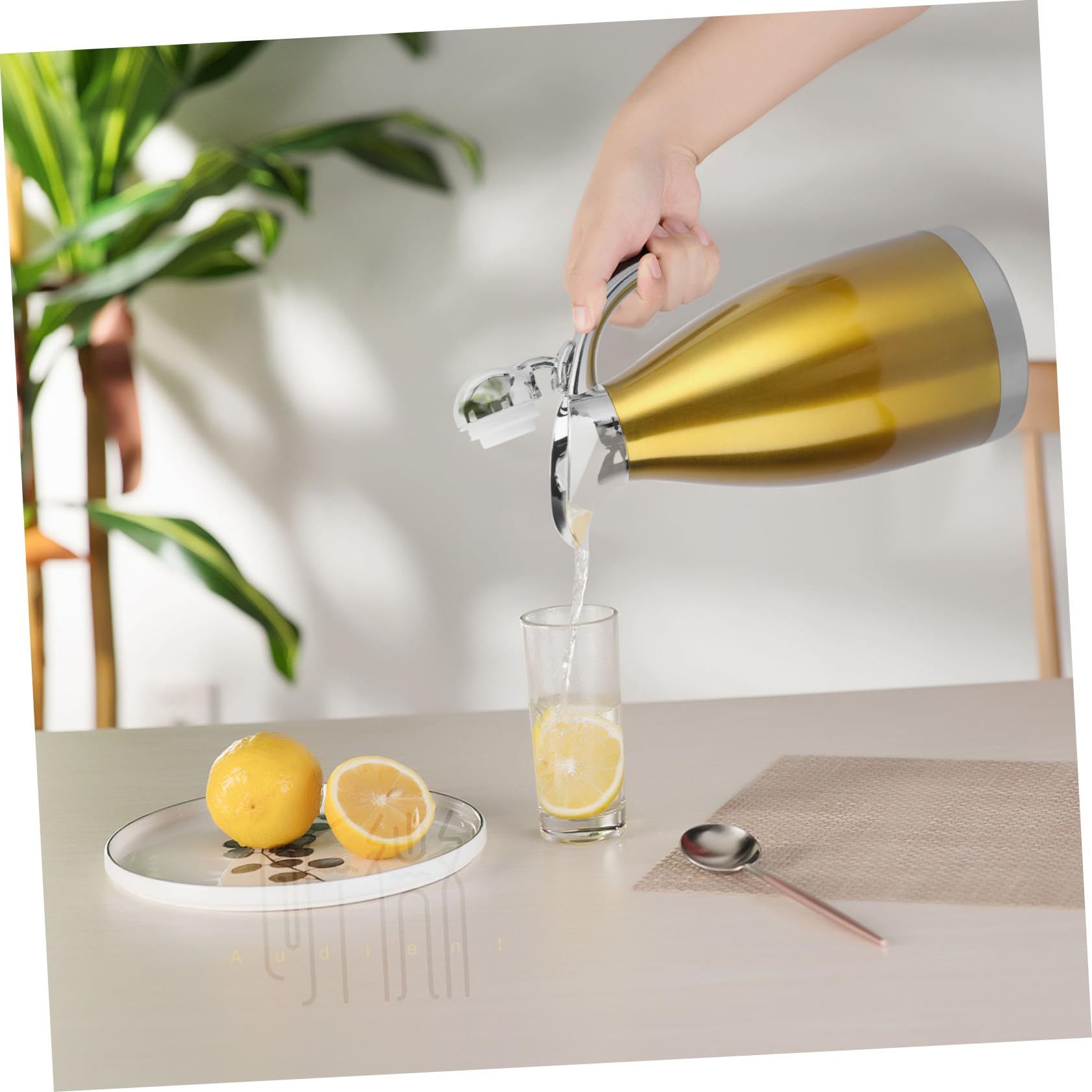 Isolierflasche Doppelwand Vakuum Thermoskanne Große Kapazität Für Büro Outdoor Zuhause Thermosflasche Kalt und Heißgetränke Isolierbecher Sportflasche Fitness