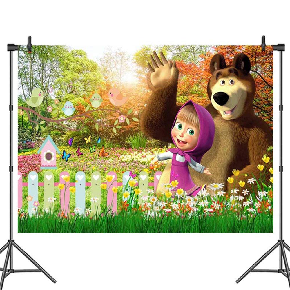 Toile Fond Dinosaure 1.5x1m - Thème Forêt Préhistorique - Déco Fête Enfant Anniversaire Photo Studio