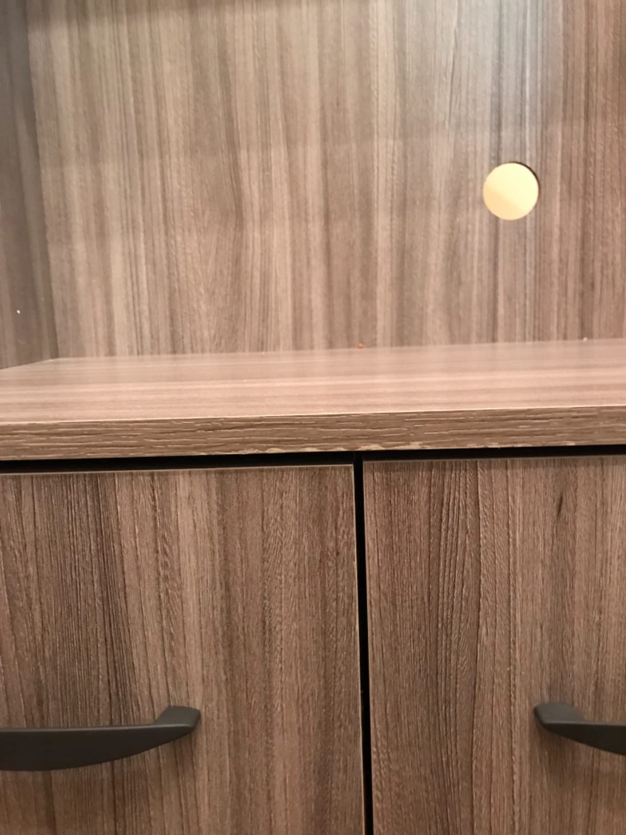 50/mo Finance Inval Kitchen Microwave/Storage Smoke Oak