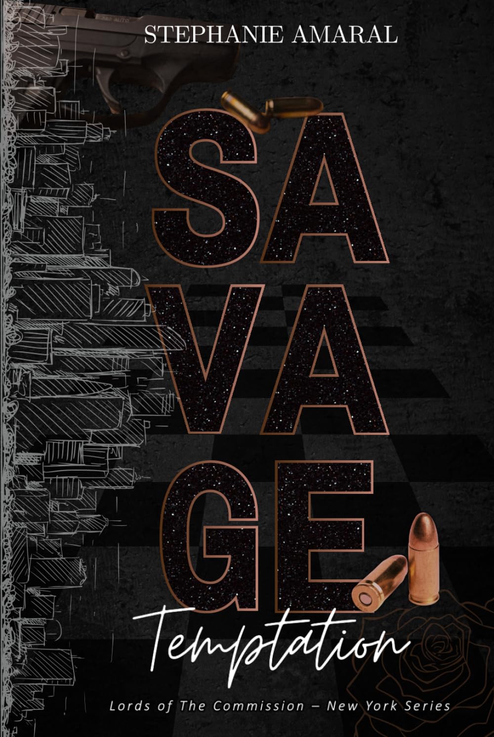 Savage Temptation: A Forced Proximity Italian Mafia Romance (Lords of The Commission - New York)