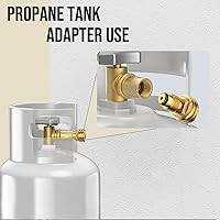 Vista 3 de 1pcs POL to QCC1 Propane Tank Adapter, Old to New Propane Adapter Fitting, 5-100LB Propane Tank Adapter Converts POL LP Tank Service to QCC1/Type1