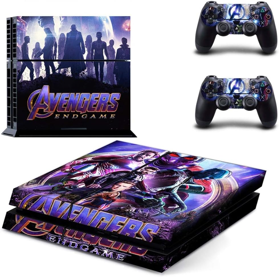 The Avengers Endgame Iron Man Spiderman Ps4 Skin Sticker Sticker Vinyl Fur Playstation 4 Konsole Und 2 Controller Ps4 3 Amazon De Games