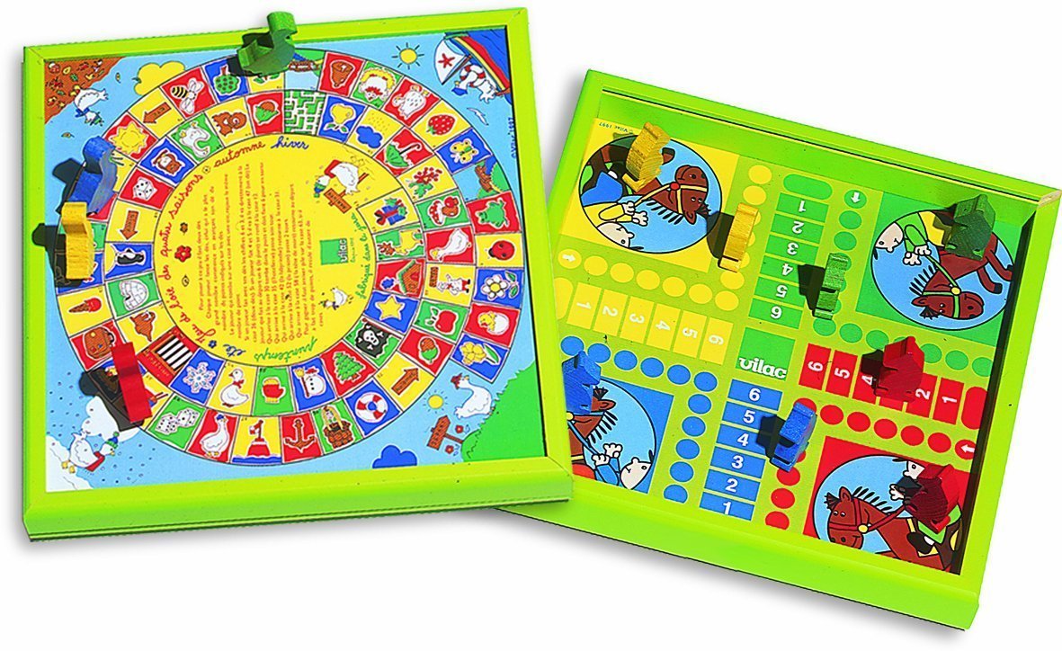 Vilac - Dada Oie Classique 2 à 4 joueurs - Jeu de plateau classique - A partir de 4 ans - 6117