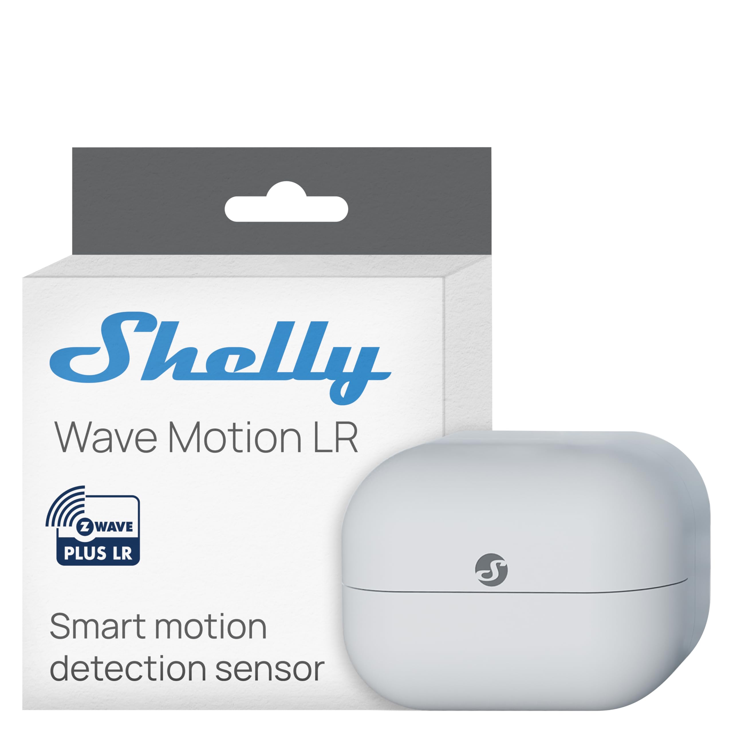 Shelly Wave Motion - Z-Wave Motion & Lux Sensor, Immeadiate Response, Home Automation,SmartStart, Z-Wave Gateway Required, Long-Lasting Battery, Scene Activation, Range up to 9 meters