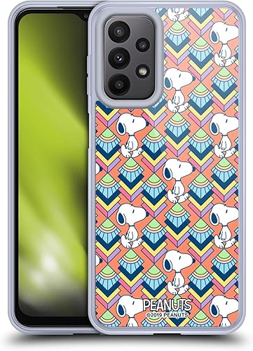 Miniatura 397 de Head Case Designs Funda de gel suave con licencia oficial de Peanuts House Snoopy Deco Dreams compatible con Samsung Galaxy S23 5G Casa,Blue