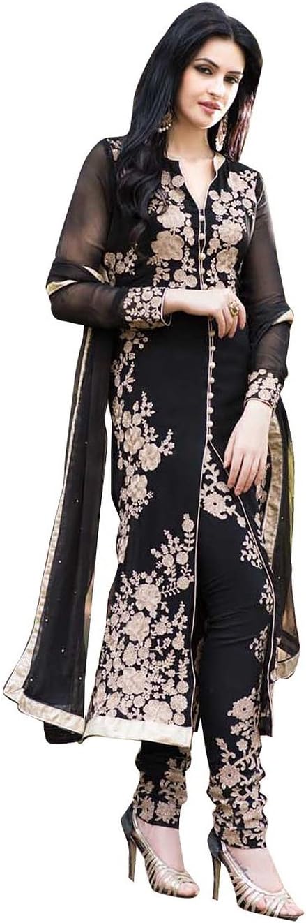 RGN Retails Georgette Unstitched Dress Material for Salwar Suits Kameez RGN_1983