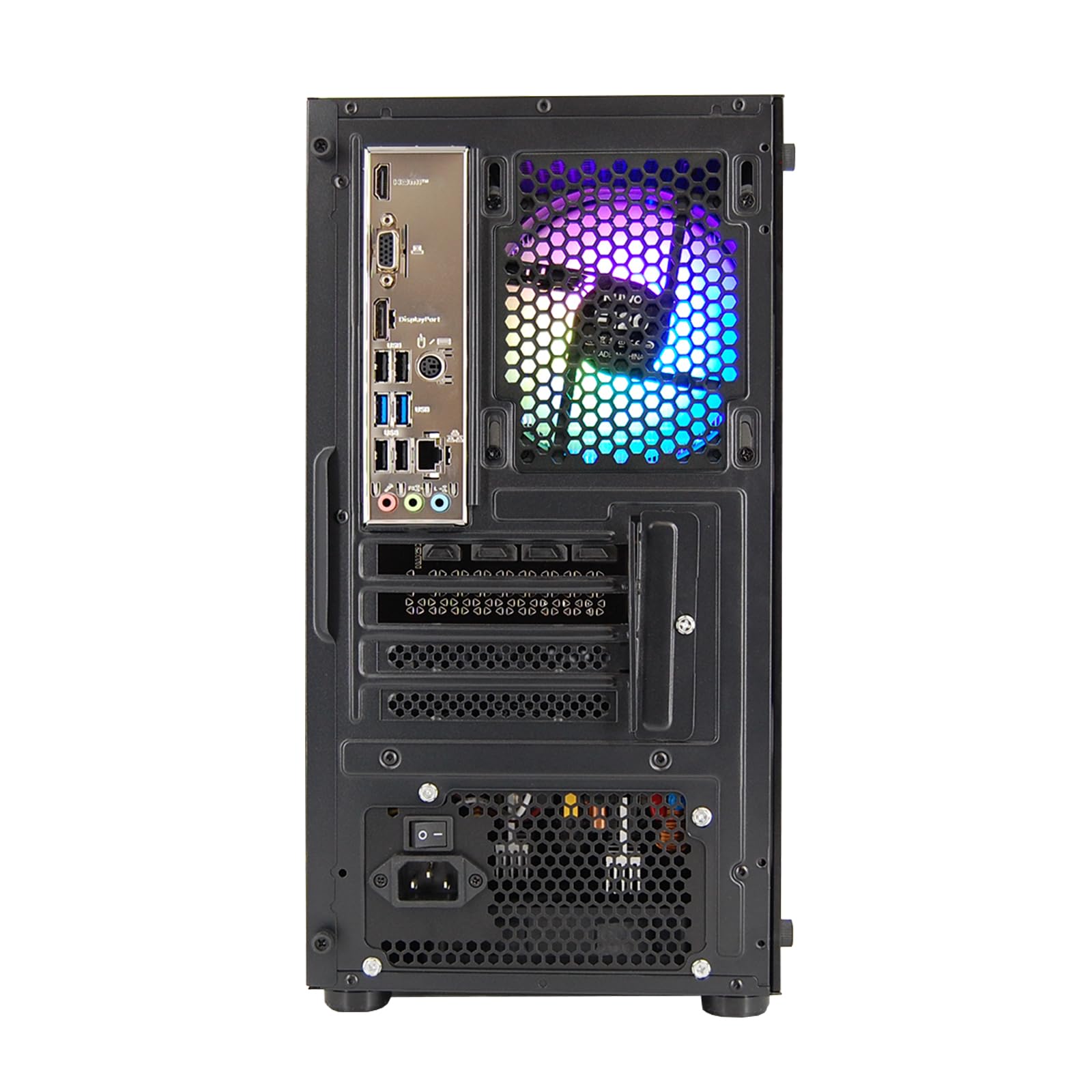 EXTREMEBIT PC Gaming Computer da Gioco Assemblato, Processore Core i5-9400, Memoria RAM 16GB DDR4, Disco SSD 1TB NVMe, Scheda Video Nvidia GeForce RTX 5050 8GB GDDR6, Win 11 PRO (Nero)