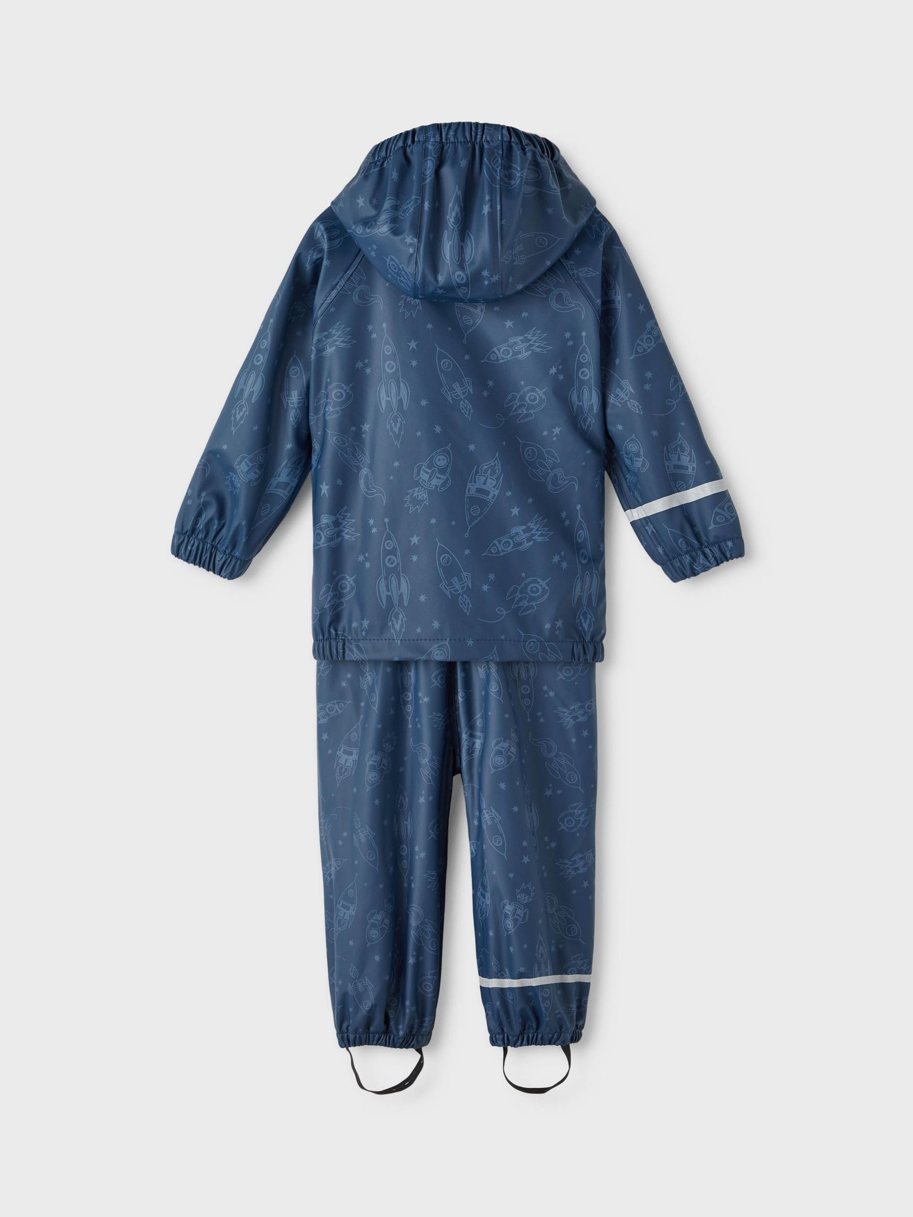 NAME IT Nmmdry Rain Set Space FO Noos Rainwear Uomo