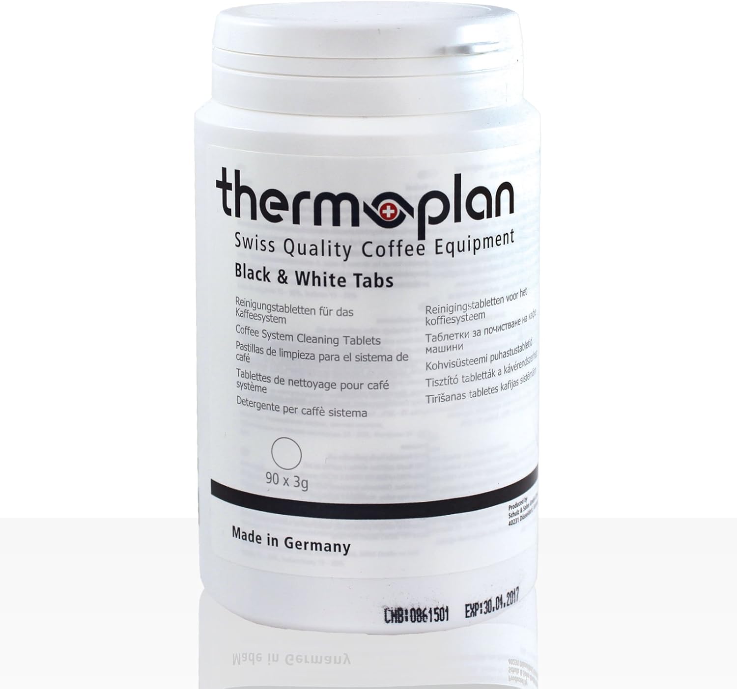 Thermoplan Cleaning Tablets Black and White coffee machines Box of 90