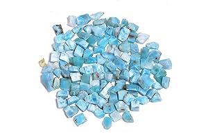 25 Carats Tiny Raw Larimar Gemstones Wholesale: Your Creative Crafter's Companion