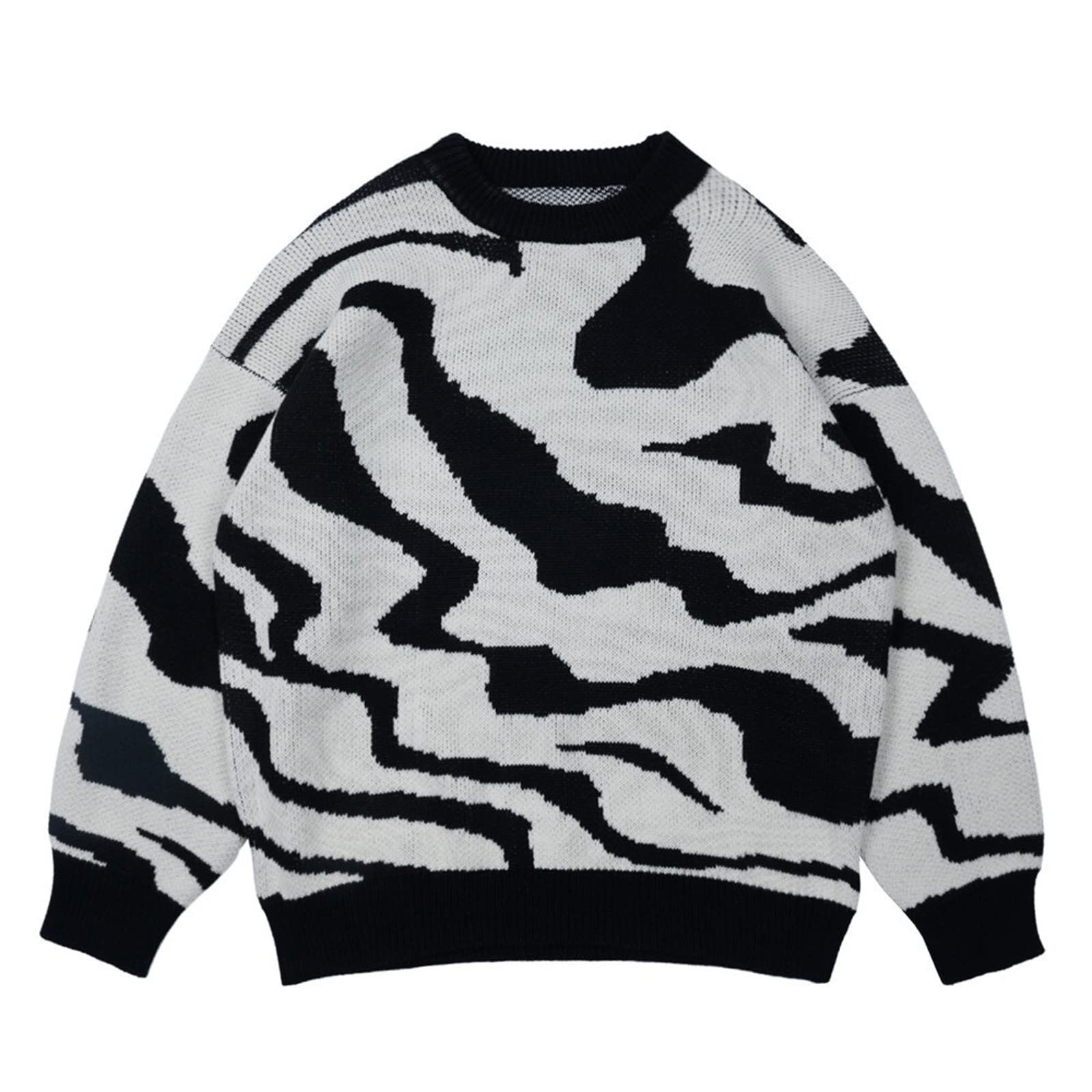 Haoooan Maglione? Zebra Maglione Uomo Donna O-Neck Style Style Maglioni da  Uomo Maglieria Maglieria Autunno 3 Colori (Color : Black, Size : Asian-M) :  Amazon.it: Moda