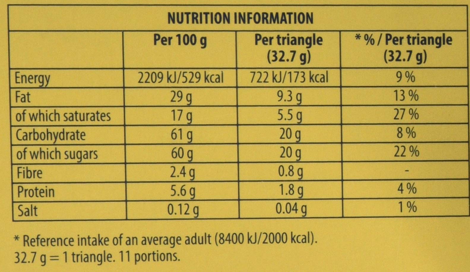 Toblerone Milk Chocolate Large Bar, 360g Buy Online in United Arab